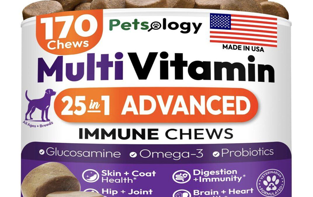 Dog Multivitamin Chewables – $8.49 with Subscribe & Save –  3 Months Worth!